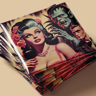 Vintage-Monster-Horror-Girl Magnet