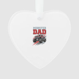 Vintage Monster Truck T-Shirt Design für Monster-V Ornament