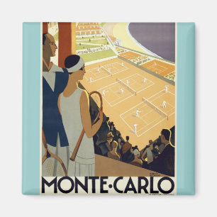 Vintage Monte Carlo Monaco Reise Magnet