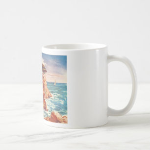 Vintage-Monterey-Küste kalifornischer Tourismus US Tasse