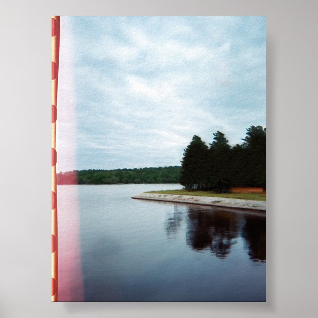 Vintage Moody Lake Film Fotografie Poster (Vorne)