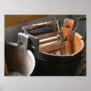 "Vintage Mopp-Eimer-" Drucke