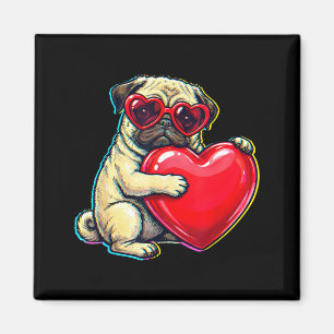 Vintage-Mops-Funny-Jugend-Leben-Vater-Mutter-retro Magnet