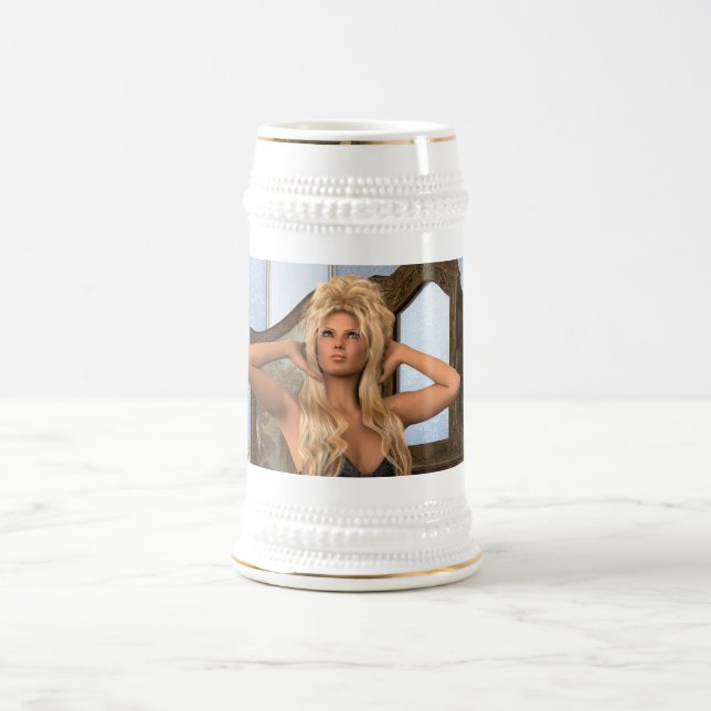 Vintage Morgen Bierglas (Mittel)