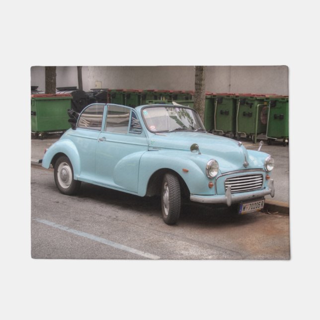 Vintage Morris Minor Fußmatte (Vorderseite)