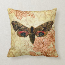 Vintage Moth Cushion