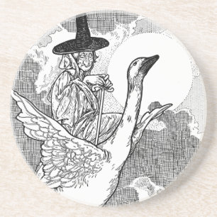 Vintage Mother Goose aus der viktorianischen Zeit  Untersetzer