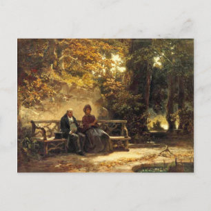Vintage Motiv - Ruhend - Spitzweg Postkarte