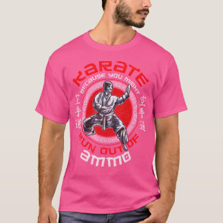 Vintage-Motivation für Kampfsport Karate-Geschenk T-Shirt