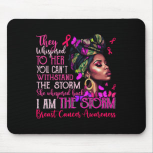 Vintage Motivationale Unterstützung Brustkrebsbewu Mousepad