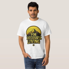 Vintage-Motivations-Shirt für erfolgreiches Leben. T-Shirt