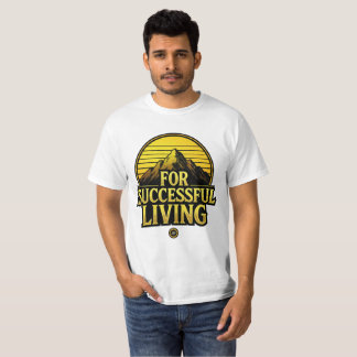 Vintage-Motivations-Shirt für erfolgreiches Leben. T-Shirt