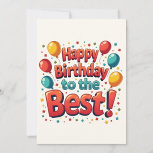 Vintage Motivierend Glückwünsche zum Geburtstag Ankündigung
