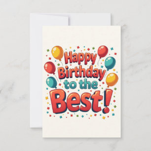 Vintage Motivierend Glückwünsche zum Geburtstag Dankeskarte