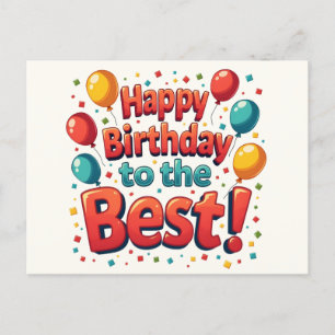 Vintage Motivierend Glückwünsche zum Geburtstag Feiertagspostkarte