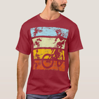 Vintage Motocross Dirt Bike Retro Offroad Biker T-Shirt
