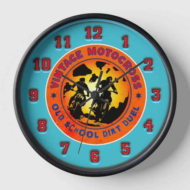 VINTAGE MOTOCROSS-RAKER UHR (Vorderseite)