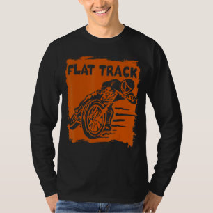 Vintage-Motorrad-Flachbahn-Motorsport-Fahrer O T-Shirt