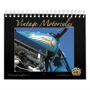 Vintage-Motorrad-Kalender Kalender