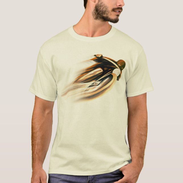 VINTAGE MOTORRAD-KUNST, T-SHIRTS (Vorderseite)