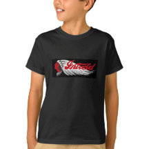 Vintage-Motorrad-Logo Schwarz