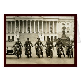 Vintage Motorrad-Polizisten der 1920er Jahre