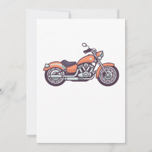 Vintage-Motorrad Retro-Motorrad Biker-Fahrrad-Gesc Dankeskarte