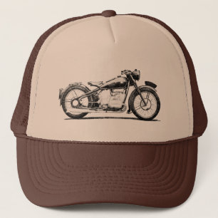 Vintage-Motorrad-Shirts - 1936 BMW 500 Truckerkappe