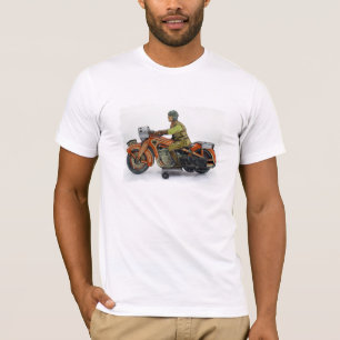 Vintage-Motorrad-T-Shirt T-Shirt