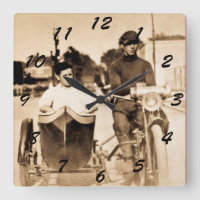 Vintage Motorrad und Beiwagen Old School Cool