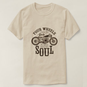 Vintage-Motorrad-Zitat-T-Shirt T-Shirt