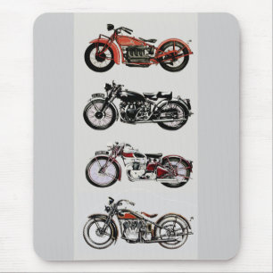 VINTAGE MOTORRÄDER MOUSEPAD