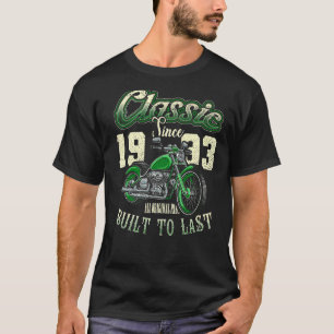 Vintage Motorradfahrer Motorrad Geburtstag Geboren T-Shirt