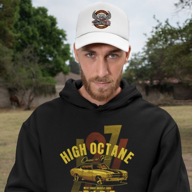 Vintage Motorradroute anpassen 66 Flüge Truckerkappe (Von Creator hochgeladen)