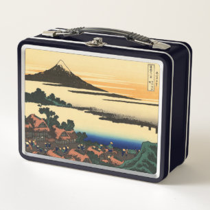Vintage Mount Fuji in Isawa, Japan Metall Brotdose