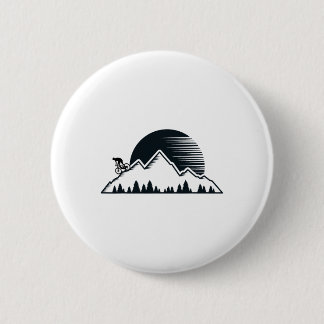 Vintage Mountain Bike - Outdoor Mtb Downhill Bikin Button