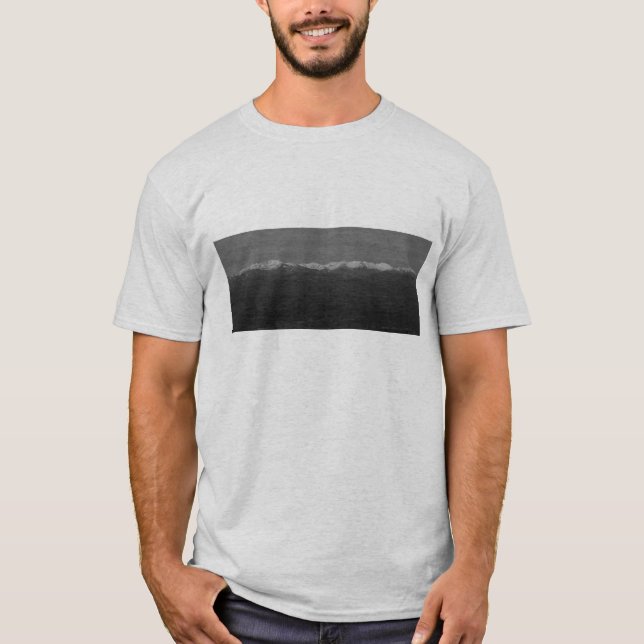 Vintage mountain landscape photograph T-Shirt (Vorderseite)