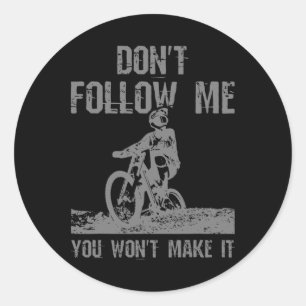 Vintage-Mountainbike-Downhill-Biking-Mtb-Radsport Runder Aufkleber