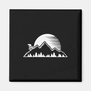Vintage-Mountainbike-Outdoor-MTB-Downhill-Fahrrad Magnet