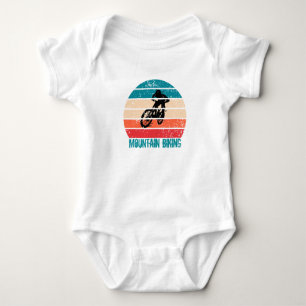 Vintage-MTB-Downhill-Mountainbiking Baby Strampler