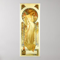 Vintage Mucha Parfüm-Werbung