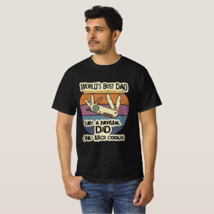 Vintage-Multitool Weltbester Vater T-Shirt