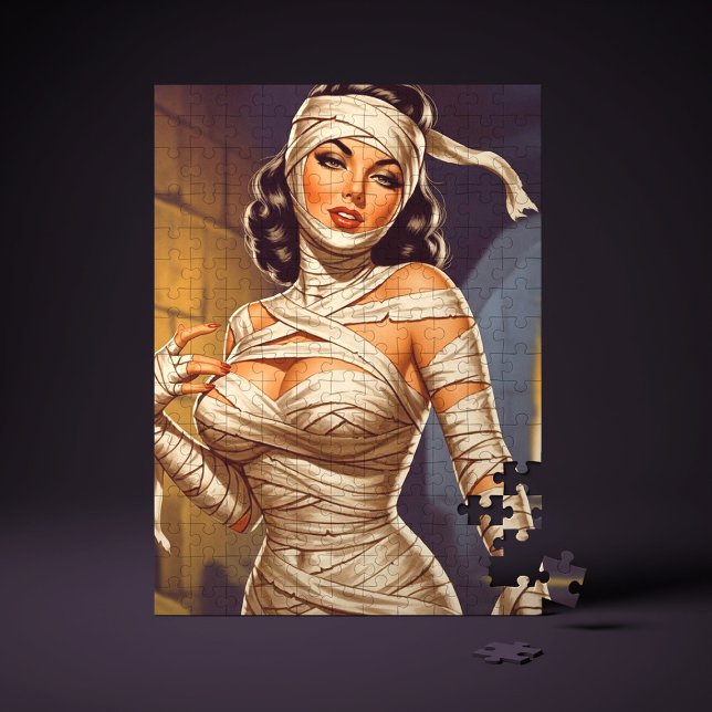 Vintage-Mumie Pin-up Puzzle (Von Creator hochgeladen)