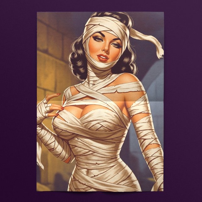 Vintage-Mumie Pin-up Seidenpapier (Von Creator hochgeladen)