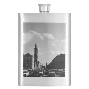Vintage Münchner Ludwigstraße Flachmann