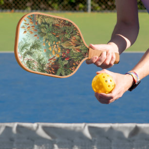 Vintage Muscinae, Moss-Pflanze von Ernst Haeckel Pickleball Schläger