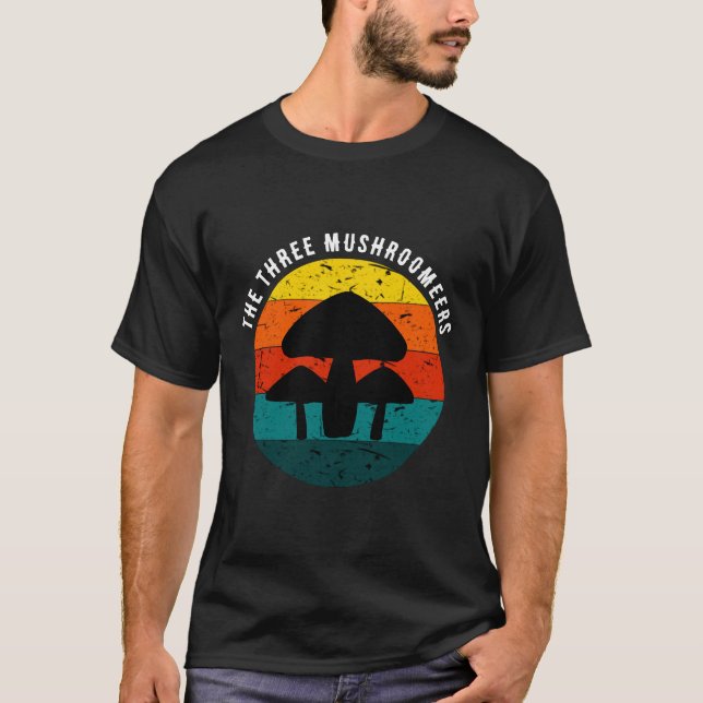 Vintage MUSHROOME - Sonnenschirme T-Shirt (Vorderseite)