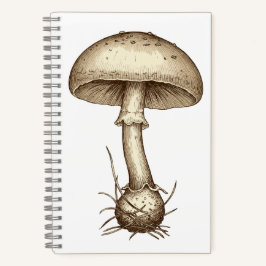 Vintage Mushrooms Notizbuch