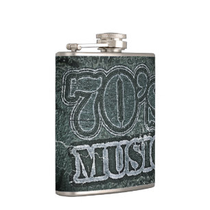 Vintage-Musik 70er Flachmann