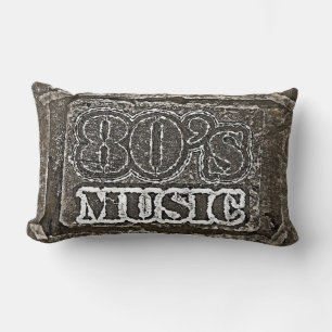 Vintage-Musik 80er Lendenkissen